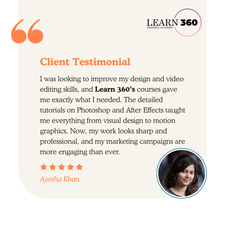 Client Testimonal Ayesha Khan