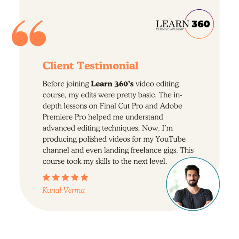 Client Testimonal Kunal